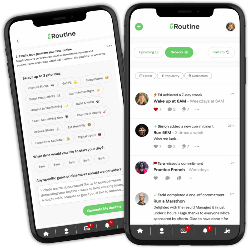 The uRoutine Social Accountability App